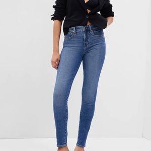GAP high rise skinny jeans